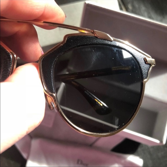 Christian Dior So Real Sunglasses leather main image 4